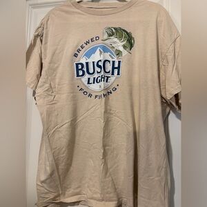 Busch light for fishing graphic tee